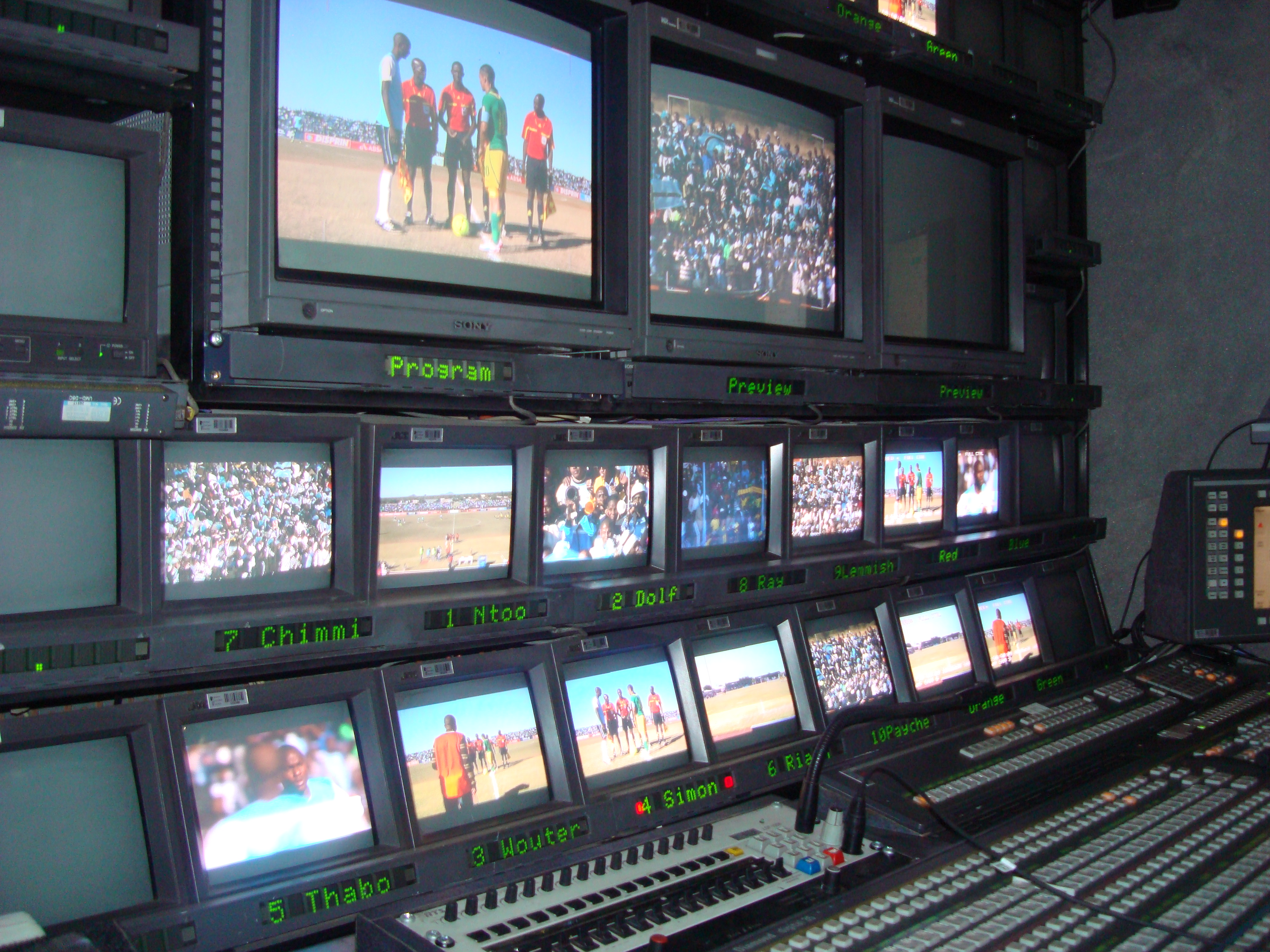 Control room HD OB van